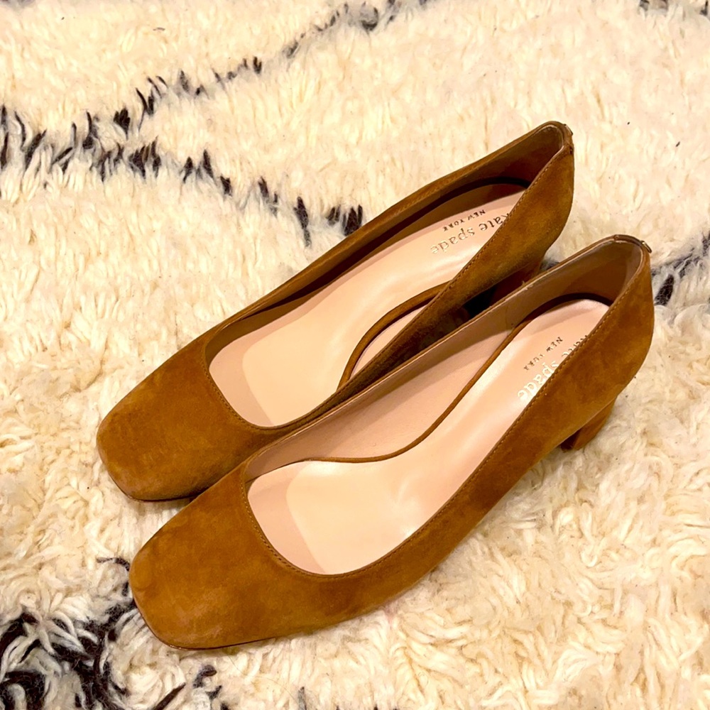 Kate Spade Kylah Warm Ginger Suede Pump